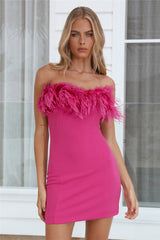 RUNAWAY Valentina Mini Dress Pink