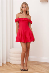 Fashion Student Mini Dress Red