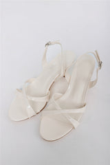 The Gabrielle Heels White Patent PU