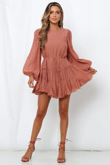 Once In A Blue Moon Dress Rose