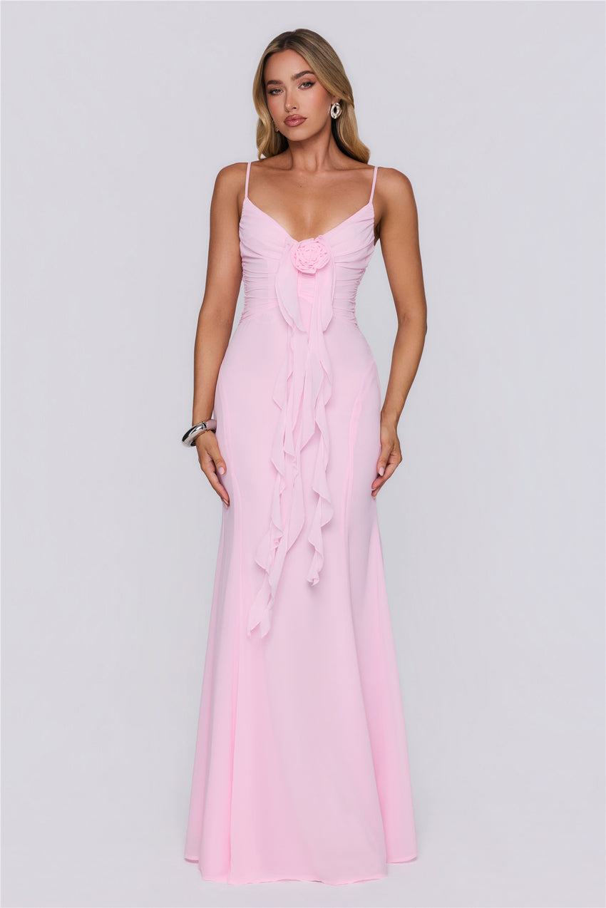 Dewy Dreams Maxi Dress Pink