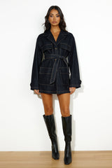 LIONESS Giselle Dress Dark Denim