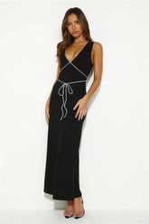 Romance For You Maxi Dress Black