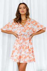 Casablanca Shirt Dress Orange