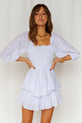 Reflect On Me Romper White