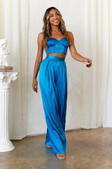 Mermaid Mood Crop Top Teal