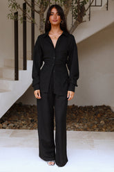 LIONESS La Quinta Pants Black