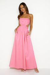 Should We Go Maxi Dress Pink