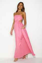 Should We Go Maxi Dress Pink