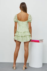 Sweetest Change Romper Green