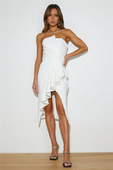 Wedding Szn Midi Dress White