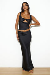 LIONESS Marmont Maxi Skirt Ink