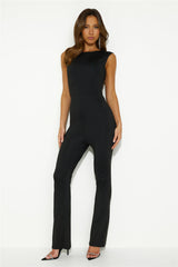 Plan It Out Jumpsuit Black