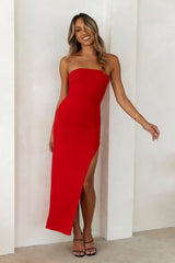 Love This Fit Midi Dress Red
