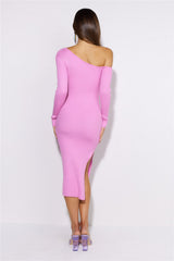 Daily Love Knit Midi Dress Pink