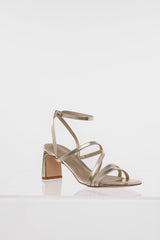 The Sasi Heels Gold Pu