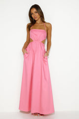 Should We Go Maxi Dress Pink