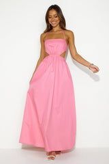 Should We Go Maxi Dress Pink